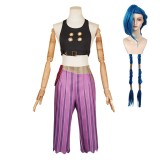 Arcane: League of Legends Season 2 Prison Jinx Cosplay Costume Halloween Carnival Outfit