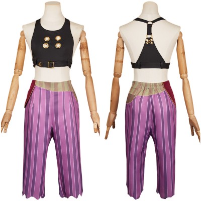 Arcane: League of Legends Season 2 Prison Jinx Cosplay Costume Halloween Carnival Outfit
