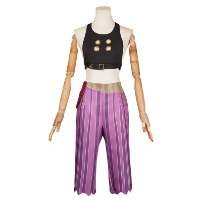 Arcane: League of Legends Season 2 Prison Jinx Cosplay Costume Halloween Carnival Outfit