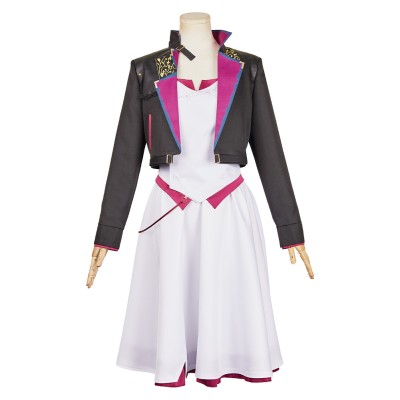 Arcane: League of Legends Season 2 Powder White Dress Cosplay Costume Halloween Carnival Outfit