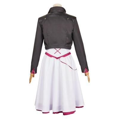 Arcane: League of Legends Season 2 Powder White Dress Cosplay Costume Halloween Carnival Outfit