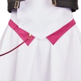 Arcane: League of Legends Season 2 Powder White Dress Cosplay Costume Halloween Carnival Outfit