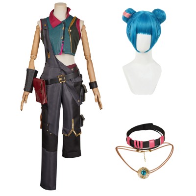 Arcane: League of Legends Season 2 Powder Cosplay Costume Halloween Carnival Outfit
