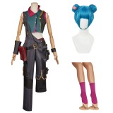 Arcane: League of Legends Season 2 Powder Cosplay Costume Halloween Carnival Outfit