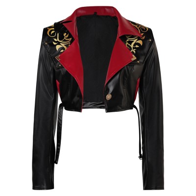 Arcane: League of Legends Season 2 Powder Black Jacket Cosplay Costume Halloween Carnival Outfit