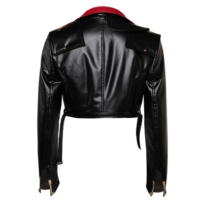 Arcane: League of Legends Season 2 Powder Black Jacket Cosplay Costume Halloween Carnival Outfit