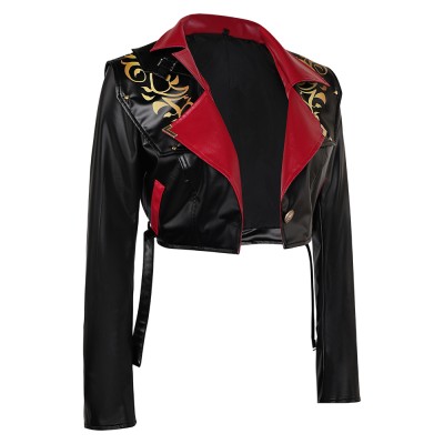 Arcane: League of Legends Season 2 Powder Black Jacket Cosplay Costume Halloween Carnival Outfit