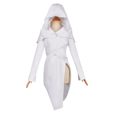 Arcane: League of Legends Season 2 Mel White Cloak Dress Cosplay Costume Halloween Carnival Outfit
