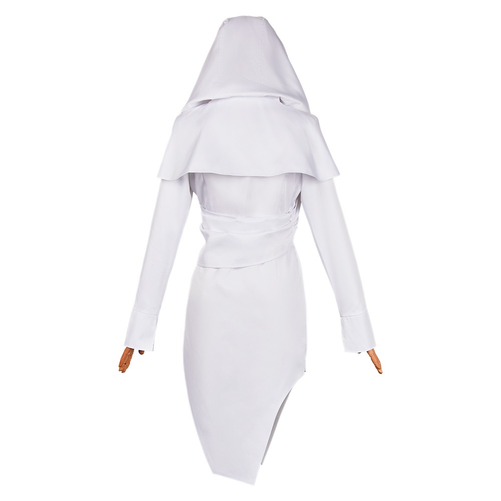 Arcane: League of Legends Season 2 Mel White Cloak Dress Cosplay Costume Halloween Carnival Outfit