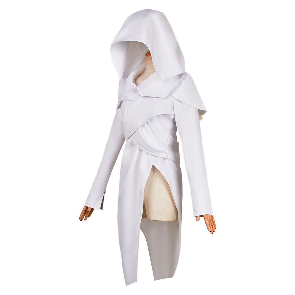 Arcane: League of Legends Season 2 Mel White Cloak Dress Cosplay Costume Halloween Carnival Outfit