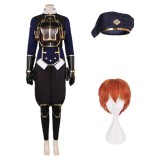 Arcane: League of Legends Season 2 Maddie Women Blue Uniform Cosplay Costume Halloween Carnival Outfit