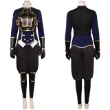 Arcane: League of Legends Season 2 Maddie Women Blue Uniform Cosplay Costume Halloween Carnival Outfit