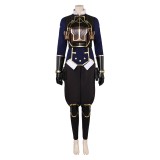 Arcane: League of Legends Season 2 Maddie Women Blue Uniform Cosplay Costume Halloween Carnival Outfit