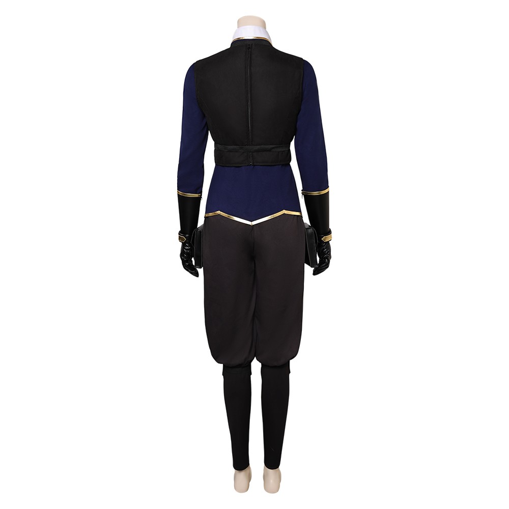 Arcane: League of Legends Season 2 Maddie Women Blue Uniform Cosplay Costume Halloween Carnival Outfit