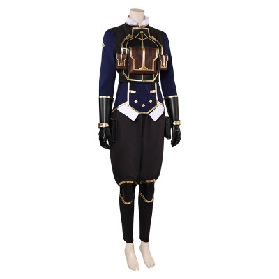 Arcane: League of Legends Season 2 Maddie Women Blue Uniform Cosplay Costume Halloween Carnival Outfit
