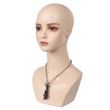 Arcane: League of Legends Season 2 Jinx Sharkbone Necklace Accessories Cosplay Costume Halloween Carnival
