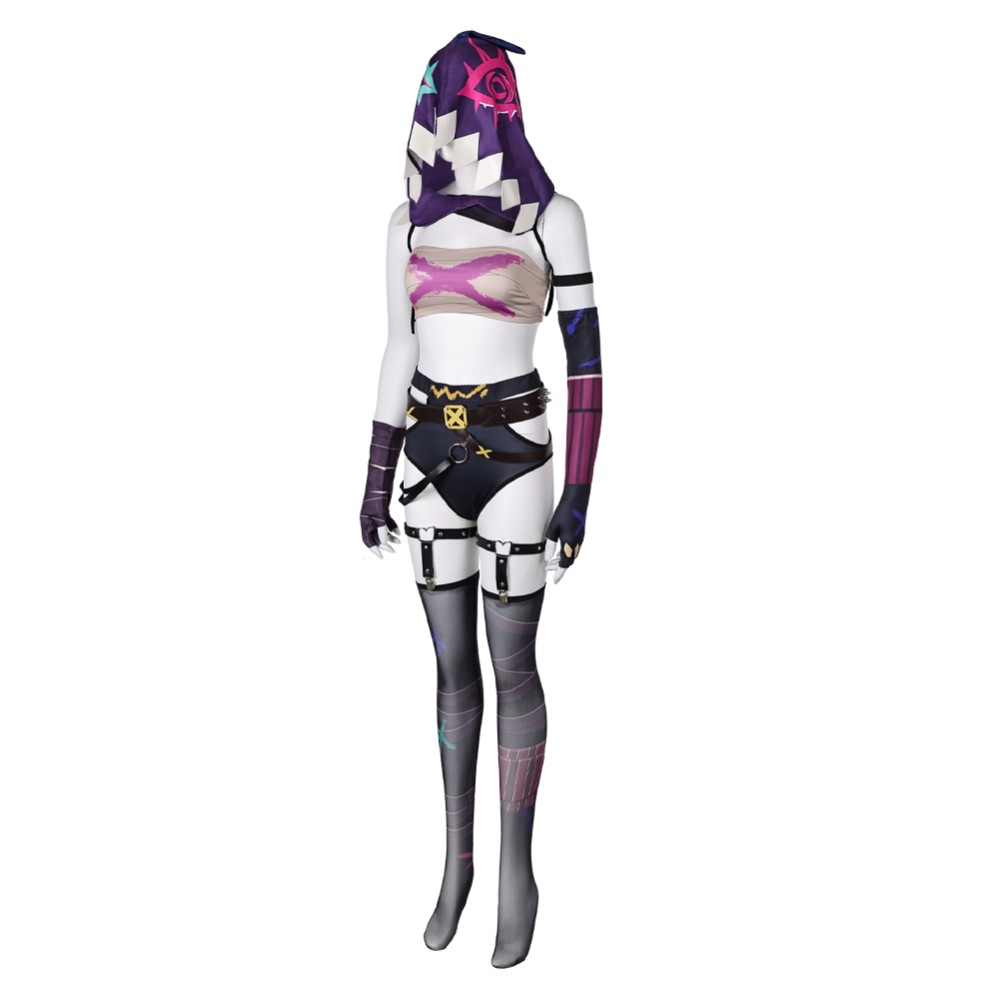 Arcane: League of Legends Season 2 Jinx Sexy Lingerie Cosplay Costume Halloween Carnival Outfit
