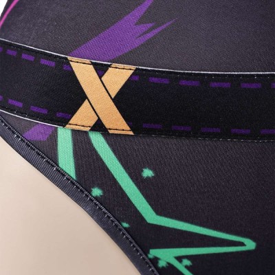Arcane: League of Legends Season 2 Jinx 2Pcs Swimsuit Cosplay Costume Halloween Carnival Outfit