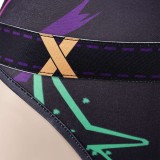 Arcane: League of Legends Season 2 Jinx 2Pcs Swimsuit Cosplay Costume Halloween Carnival Outfit