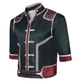Arcane: League of Legends Season 2 Jayce Green Shirt Cosplay Costume Halloween Carnival Outfit