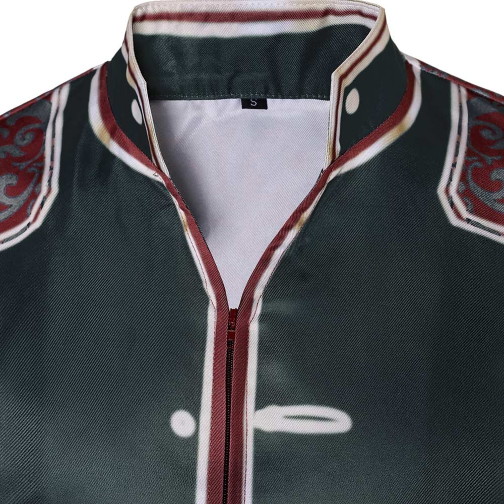 Arcane: League of Legends Season 2 Jayce Green Shirt Cosplay Costume Halloween Carnival Outfit