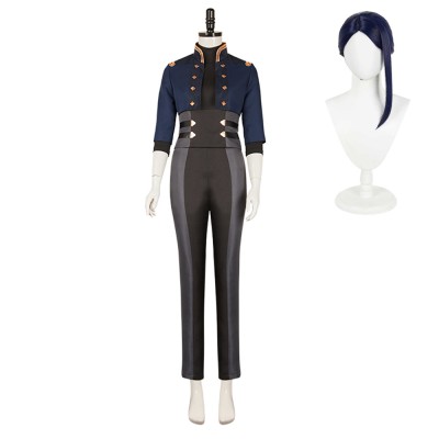 Arcane: League of Legends Season 2 Caitlyn Slim Uniform Cosplay Costume Halloween Carnival Outfit
