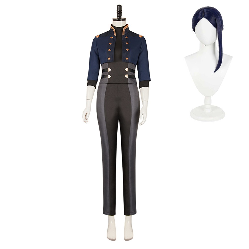 Arcane: League of Legends Season 2 Caitlyn Slim Uniform Cosplay Costume Halloween Carnival Outfit