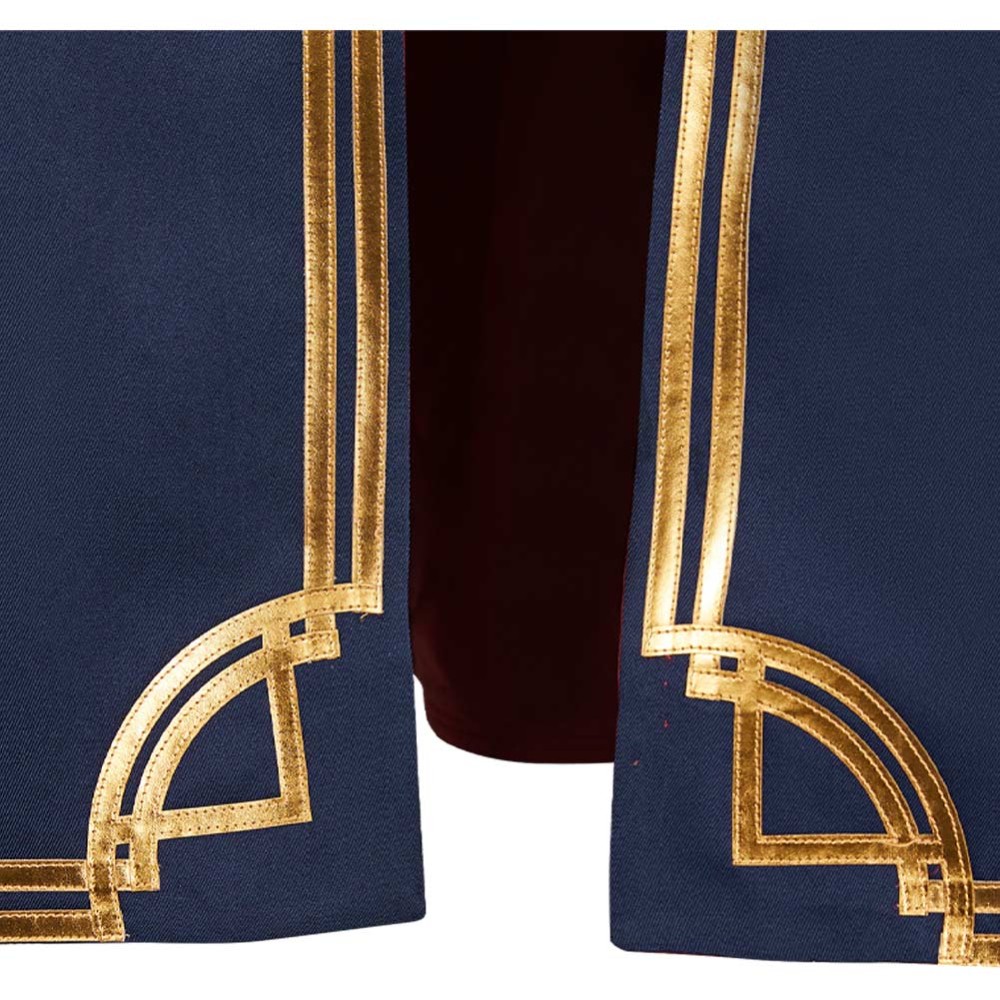 Arcane: League of Legends Season 2 Caitlyn Blue Cloak Cosplay Costume Halloween Carnival Outfit