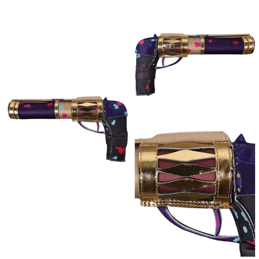 Arcane: League of Legends Season 2 Jinx Toy Pistol Prop Accessories Cosplay Costume Halloween Carnival