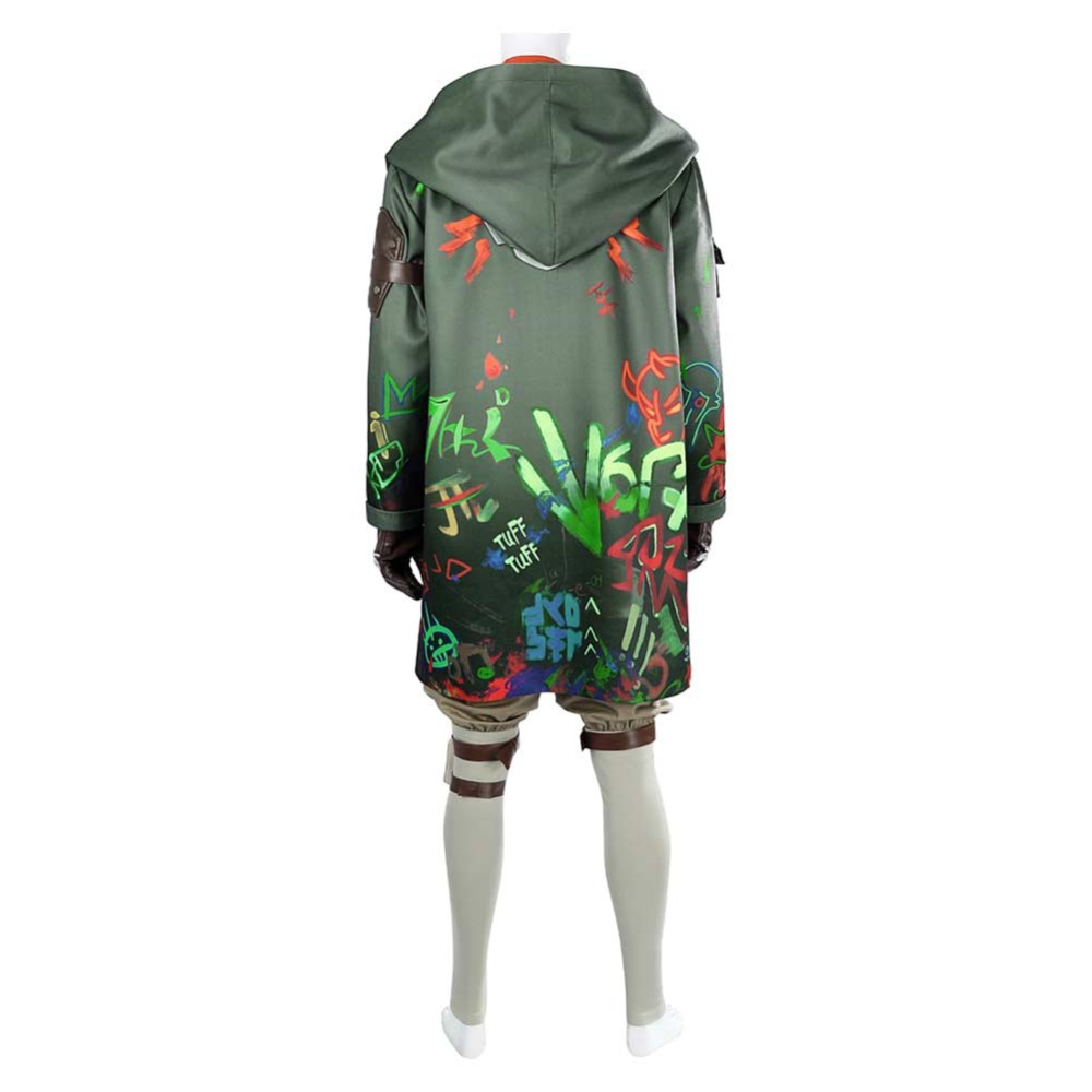 Arcane: League of Legends Season 2 (2024) Ekko Fullset Cosplay Costume Halloween Carnival Outfit