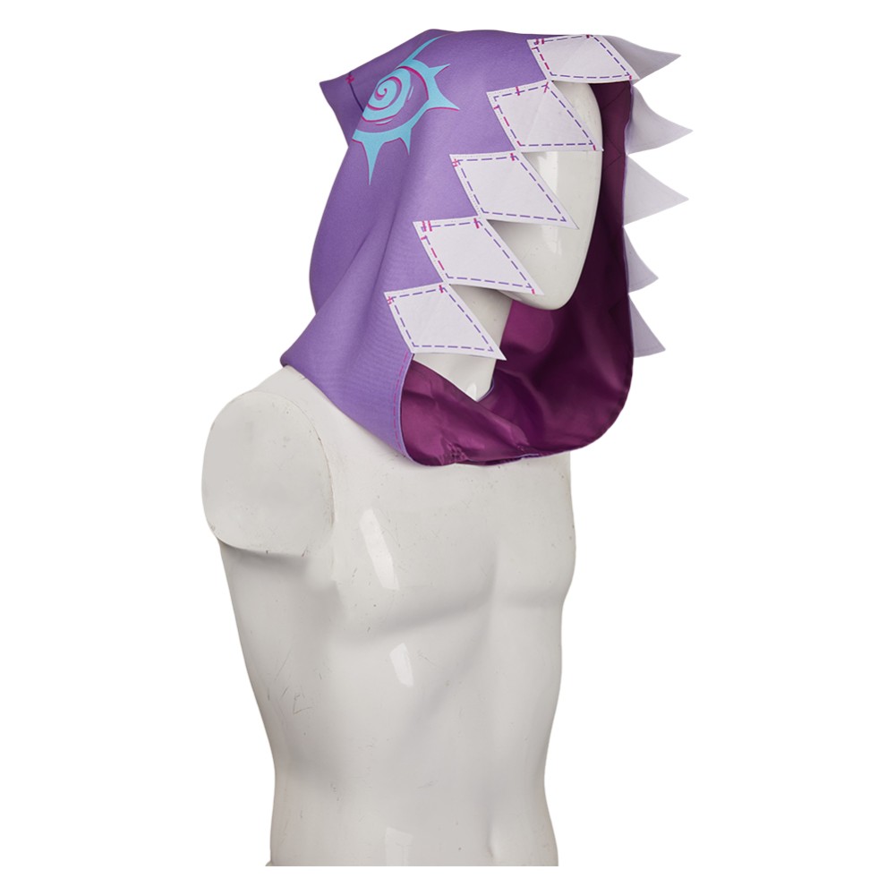 Arcane: League of Legends Jinx Purple Hoodie Hat Ver.2 Accessories Cosplay Costume Halloween Carnival