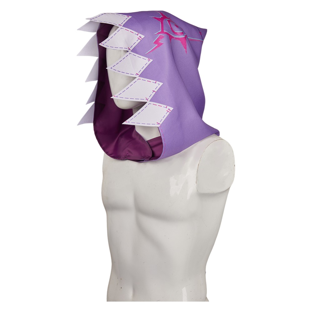 Arcane: League of Legends Jinx Purple Hoodie Hat Ver.2 Accessories Cosplay Costume Halloween Carnival
