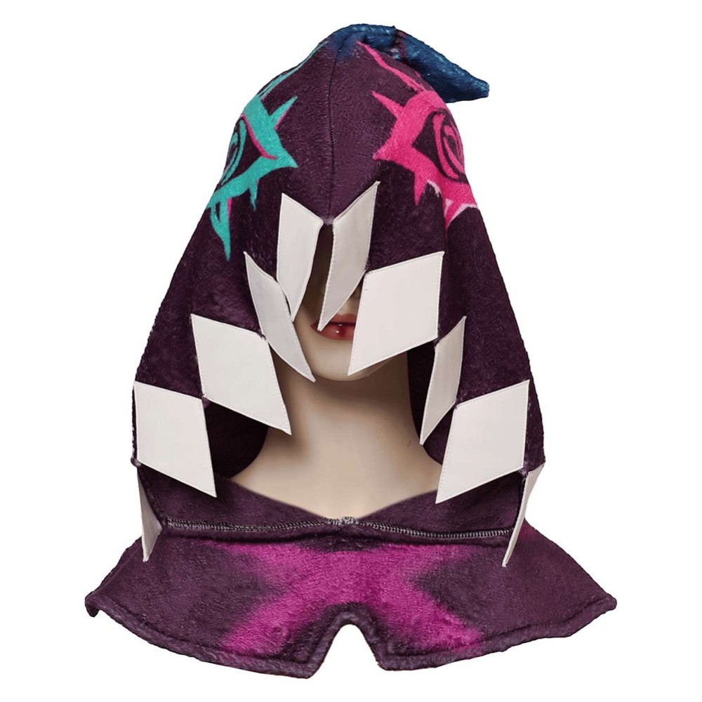 Arcane: League of Legends Jinx Hood Hat Original Design Accessories-UUstyles® Cosplay Costume Halloween Carnival