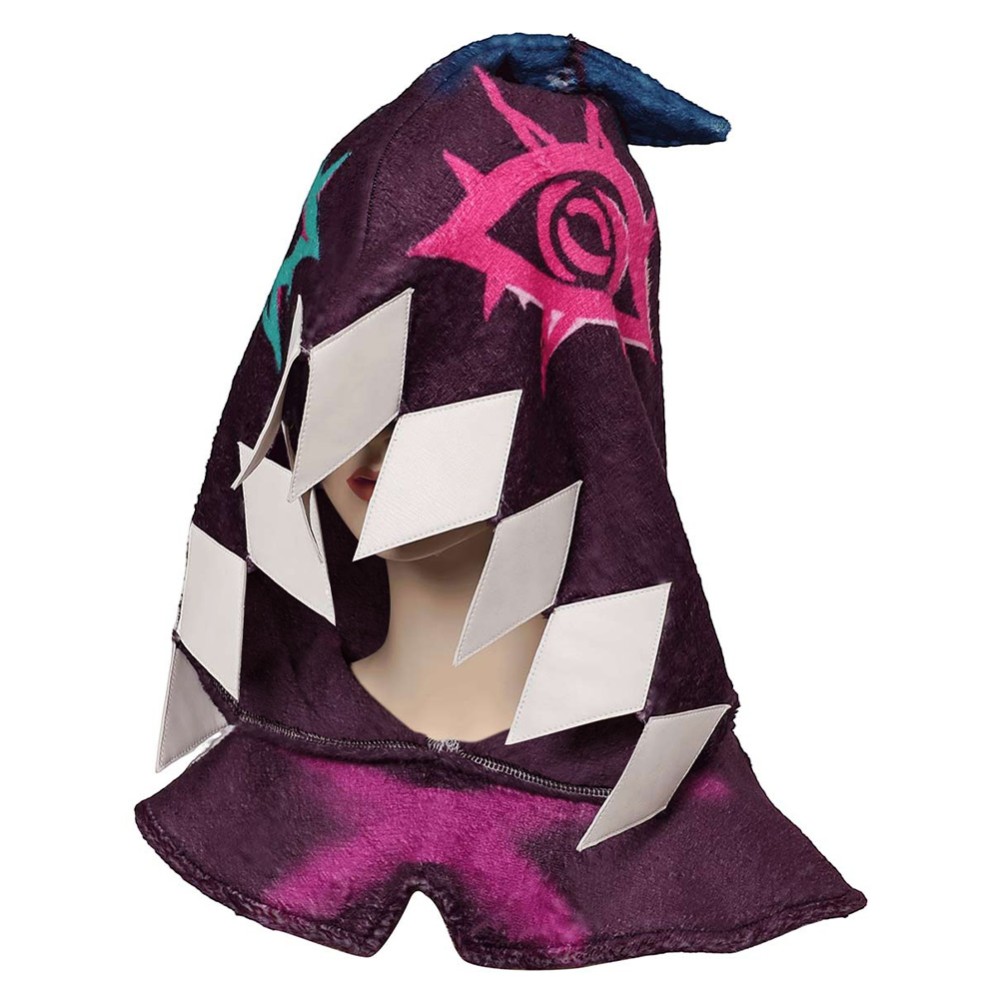Arcane: League of Legends Jinx Hood Hat Original Design Accessories-UUstyles® Cosplay Costume Halloween Carnival