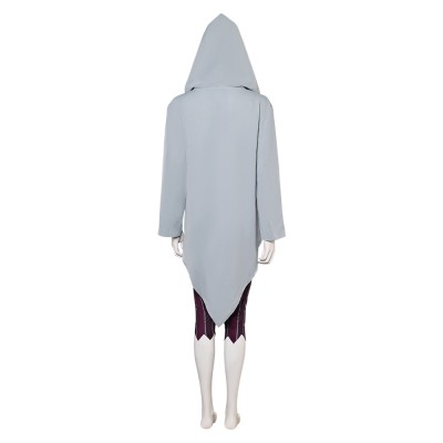 Arcane: League of Legends Jinx Grey Cloak Set Cosplay Costume Halloween Carnival Outfit