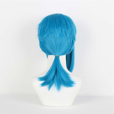 Arcane: League of Legends Jinx Blue Short Wig Accessories Cosplay Costume Halloween Carnival