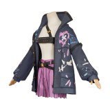 Arcane: League of Legends Jinx Black Coat Cosplay Costume Halloween Carnival Outfit