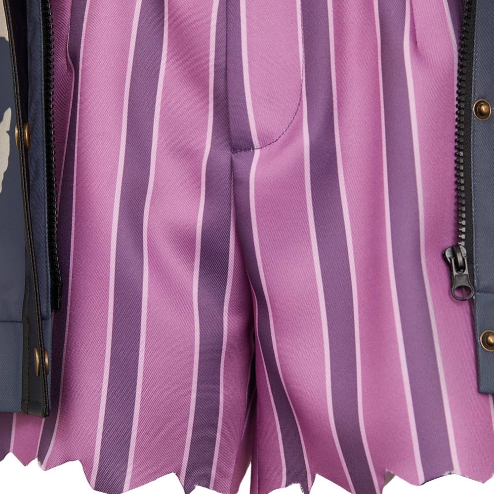 Arcane: League of Legends Jinx Black Coat Cosplay Costume Halloween Carnival Outfit
