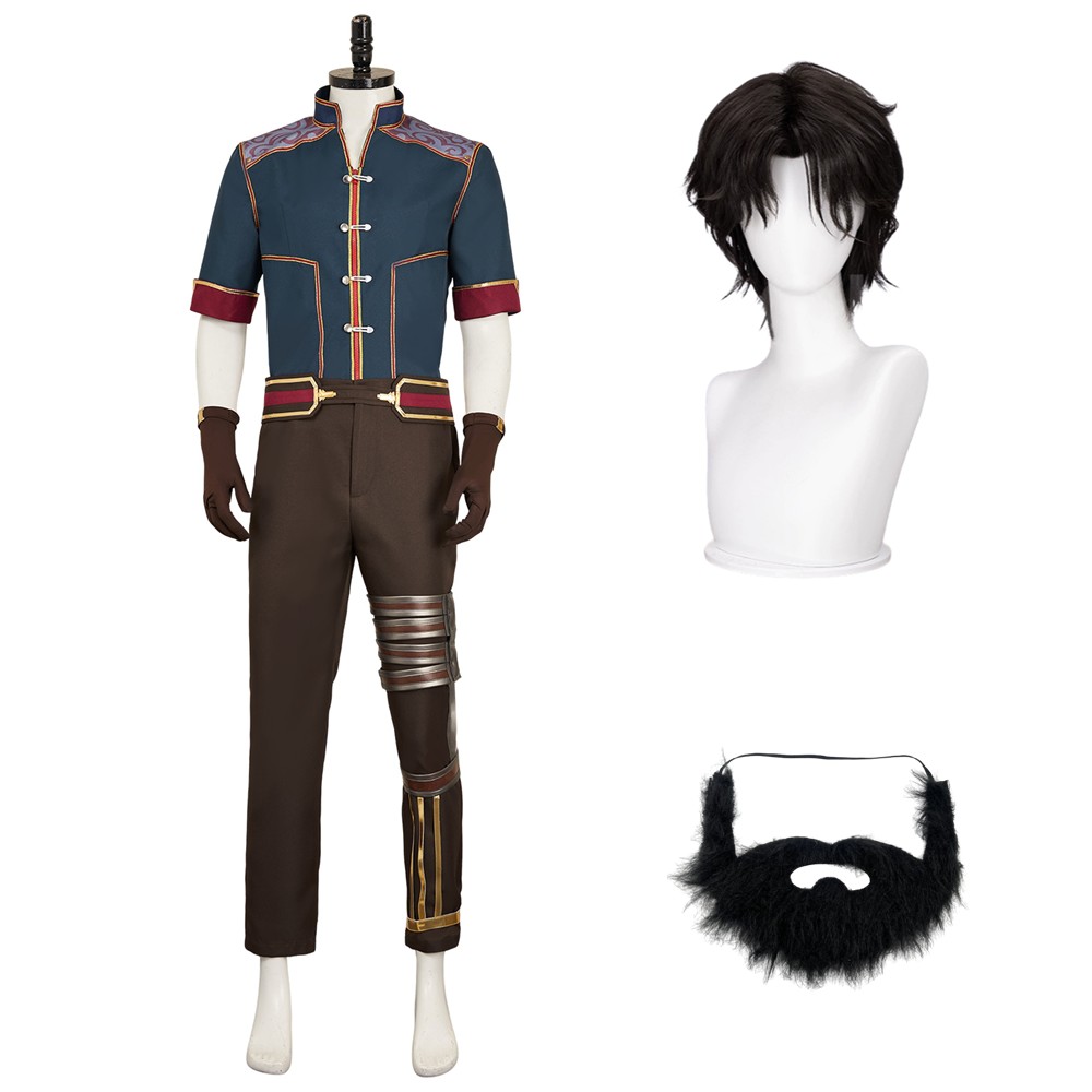 Arcane: League of Legends Jayce Elbow-sleeve Uniform Cosplay Costume Halloween Carnival Outfit