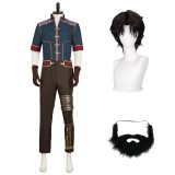Arcane: League of Legends Jayce Elbow-sleeve Uniform Cosplay Costume Halloween Carnival Outfit