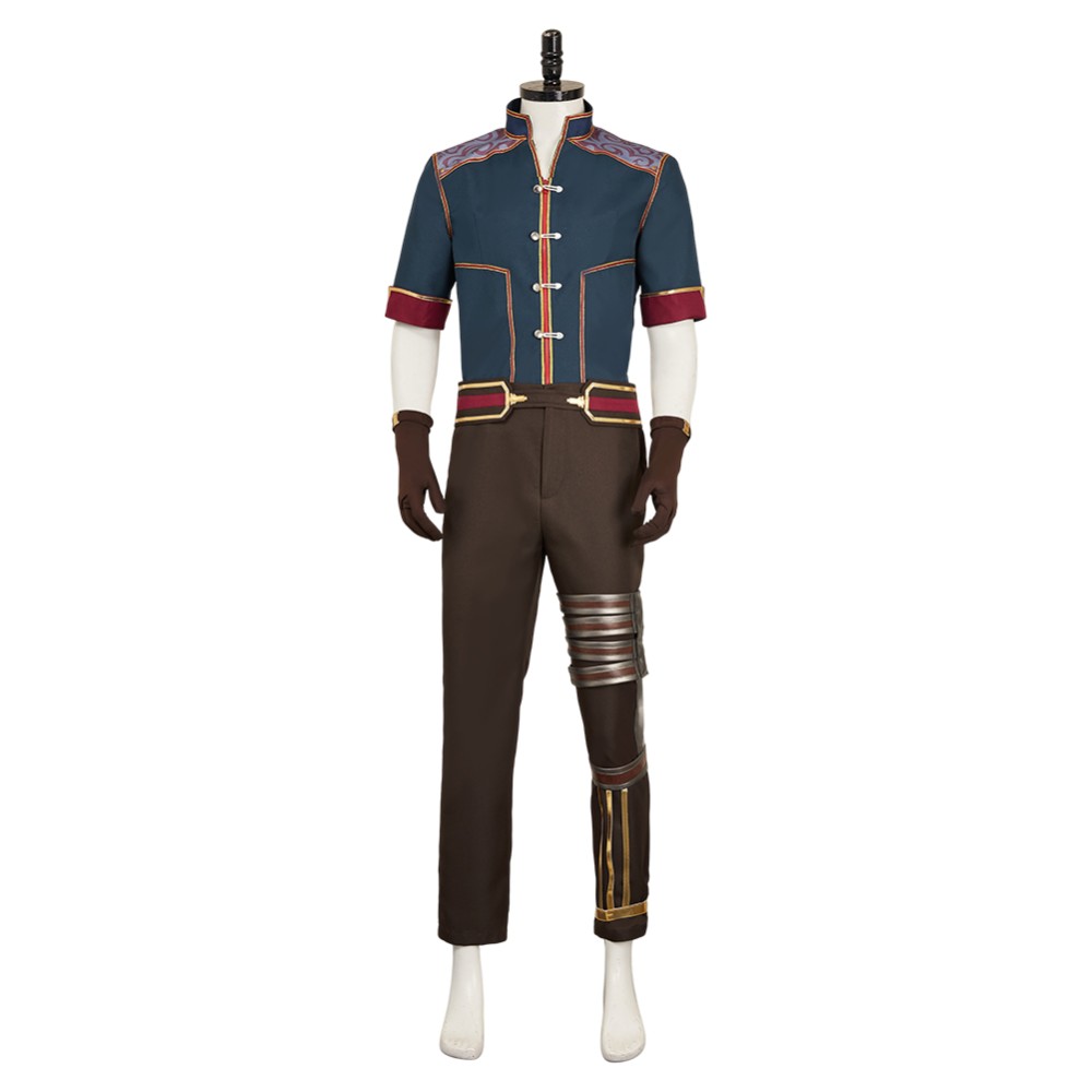 Arcane: League of Legends Jayce Elbow-sleeve Uniform Cosplay Costume Halloween Carnival Outfit