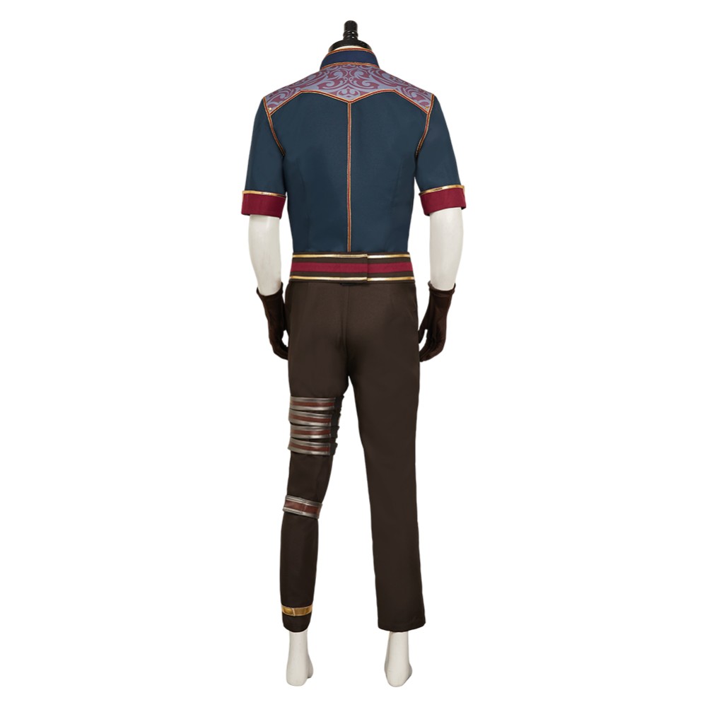 Arcane: League of Legends Jayce Elbow-sleeve Uniform Cosplay Costume Halloween Carnival Outfit