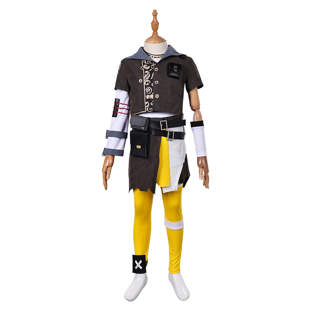 Arcane: League of Legends Isha Kids Children Cosplay Costume Halloween Carnival Outfit