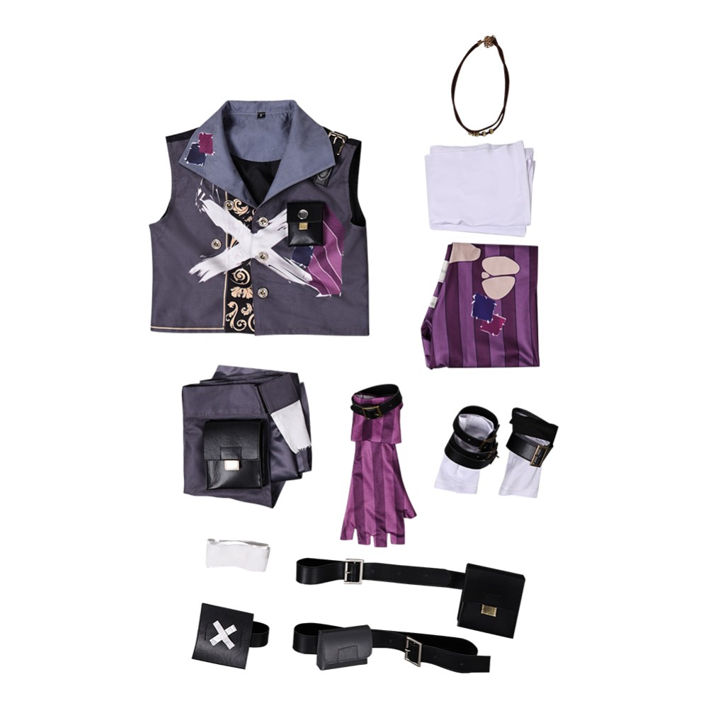 Arcane: League of Legends Isha Kids Children Graffiti Cosplay Costume Halloween Carnival Outfit
