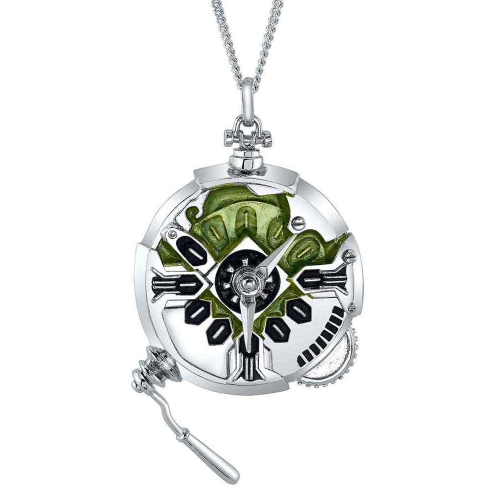 Arcane: League of Legends Ekko Pocket Watch Pendant Necklace Accessories Cosplay Costume Halloween Carnival