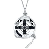 Arcane: League of Legends Ekko Pocket Watch Pendant Necklace Accessories Cosplay Costume Halloween Carnival