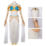 Arabian Night Rem Women Exotic Belly Dancer Cosplay Costume Halloween Carnival Outfit