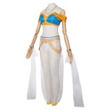 Arabian Night Rem Women Exotic Belly Dancer Cosplay Costume Halloween Carnival Outfit