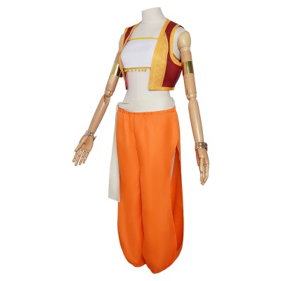 Arabian Night Ram Women Exotic Belly Dancer Cosplay Costume Halloween Carnival Outfit