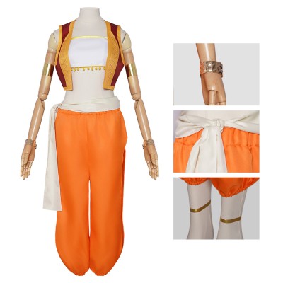 Arabian Night Ram Women Exotic Belly Dancer Cosplay Costume Halloween Carnival Outfit